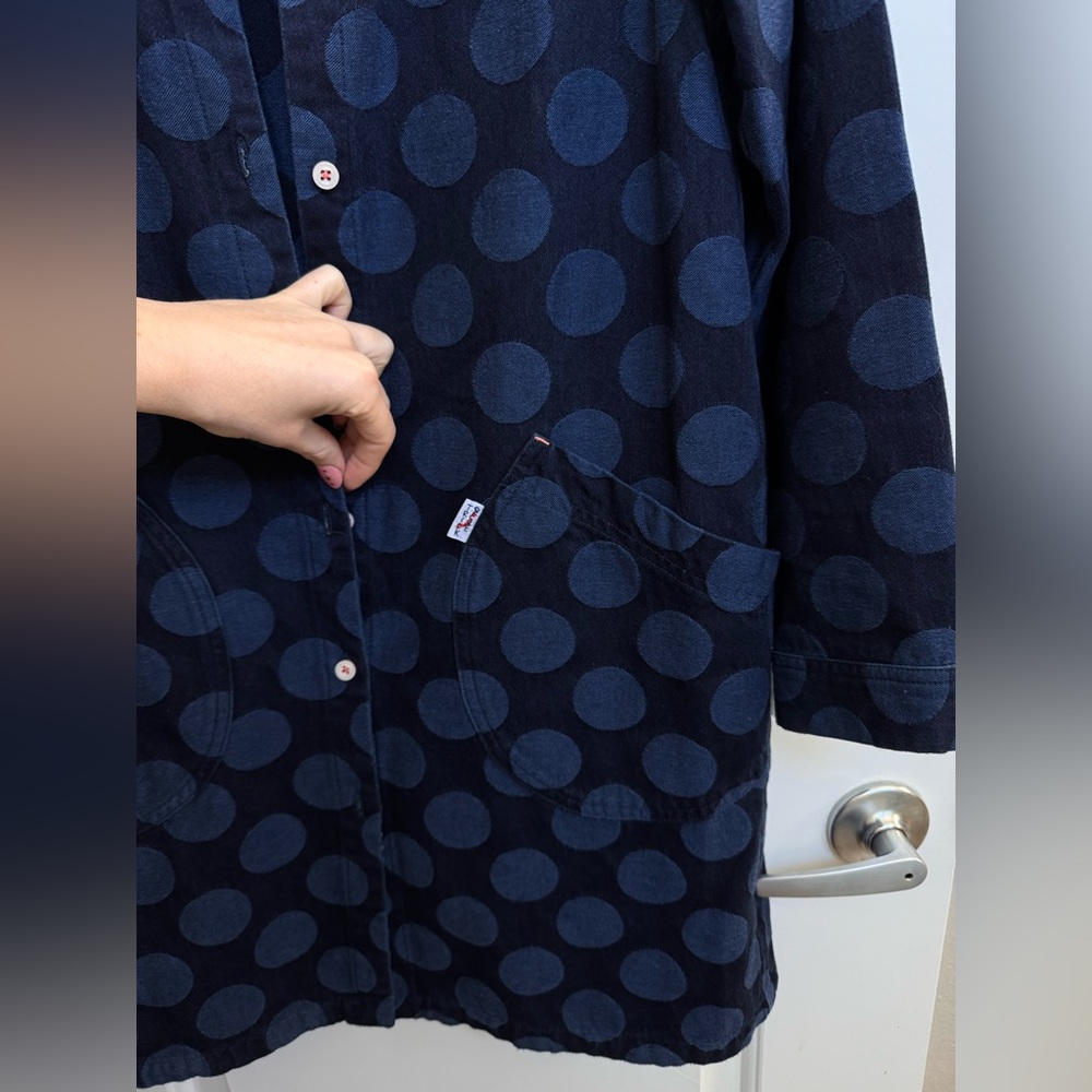 Blue Trick Handmade Upcycled Japanese Jeans Jacket - Picture 6 of 14